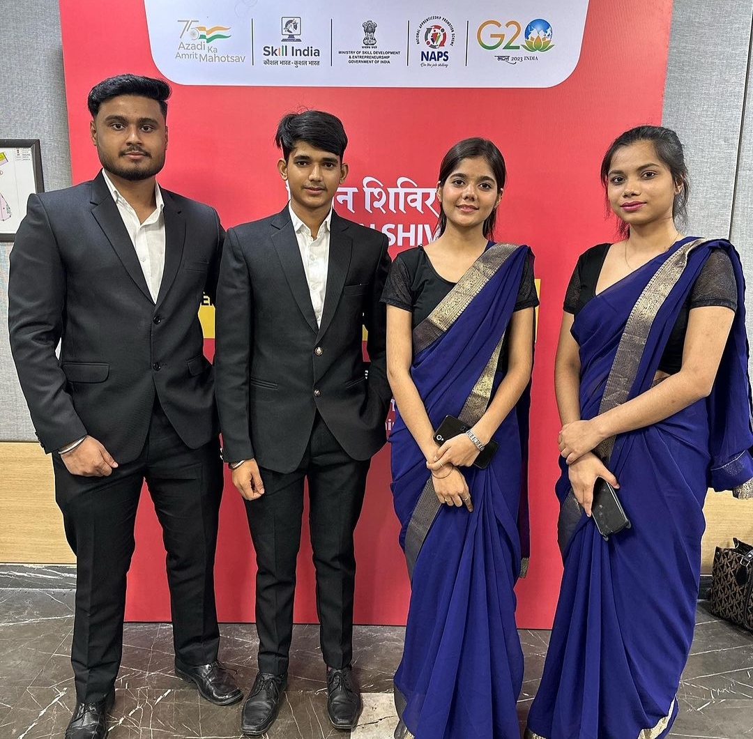 Harmony team at a government skill development event
